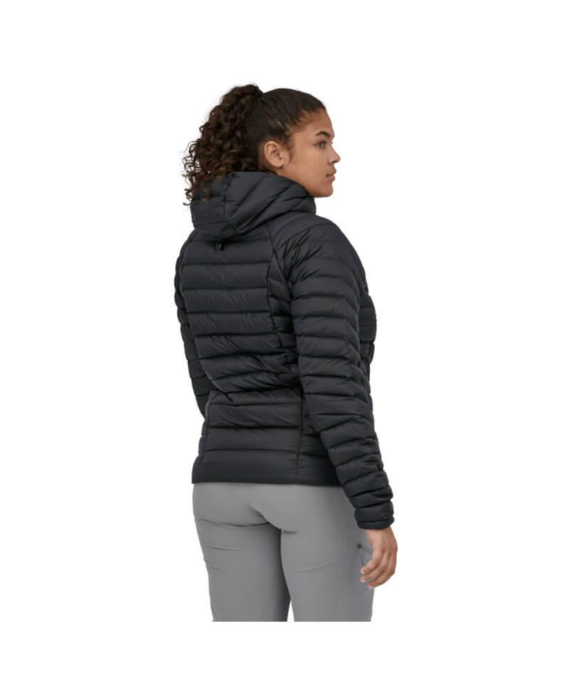 Women's Down Sweater Hoody in Black | Patagonia Bend