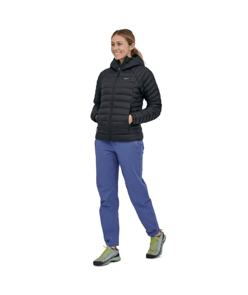 Women's Down Sweater Hoody in Black | Patagonia Bend