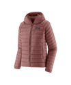 Women's Down Sweater Hoody in Dulse Mauve | Patagonia Bend