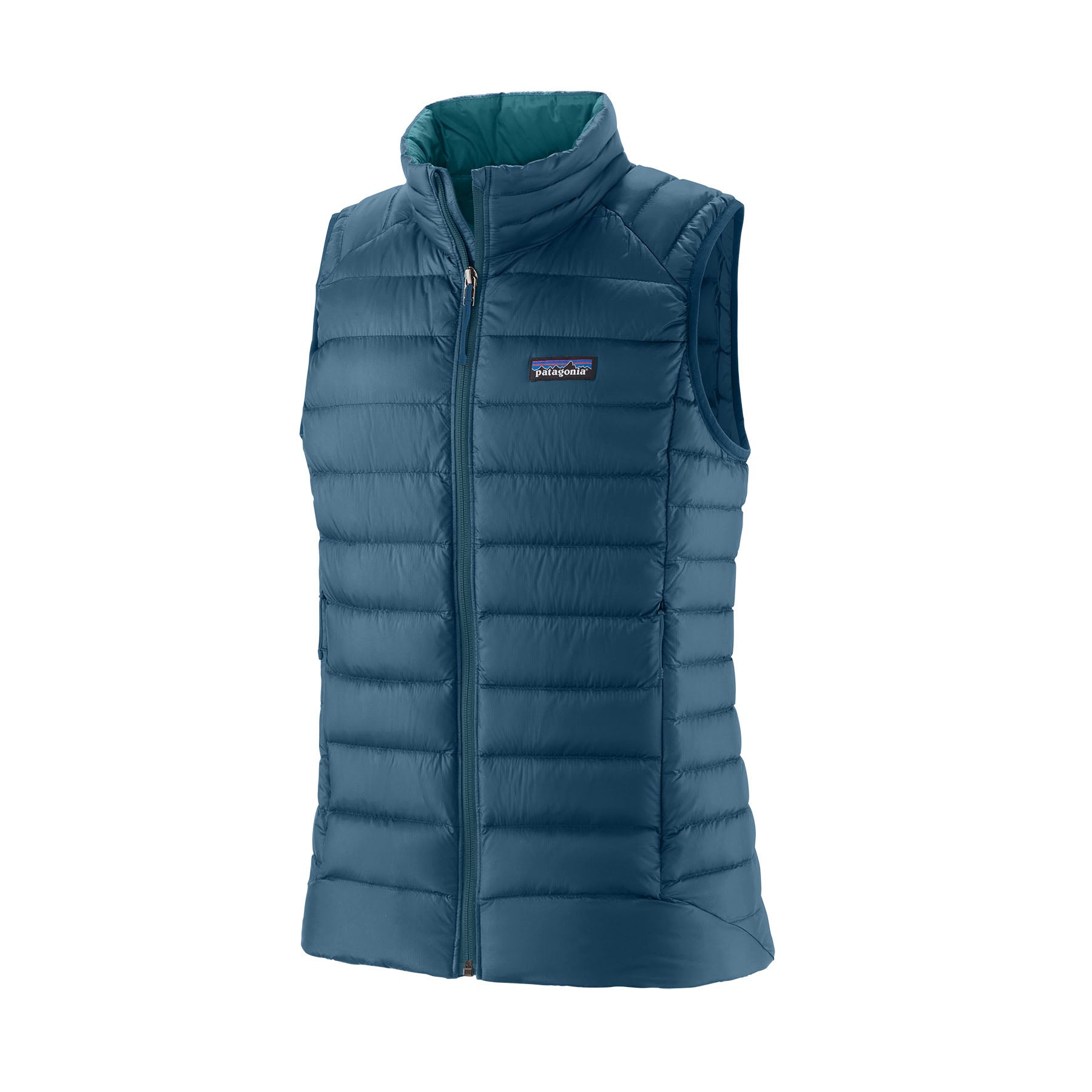 Women's Down Sweater Vest in Lagom Blue | Patagonia Bend