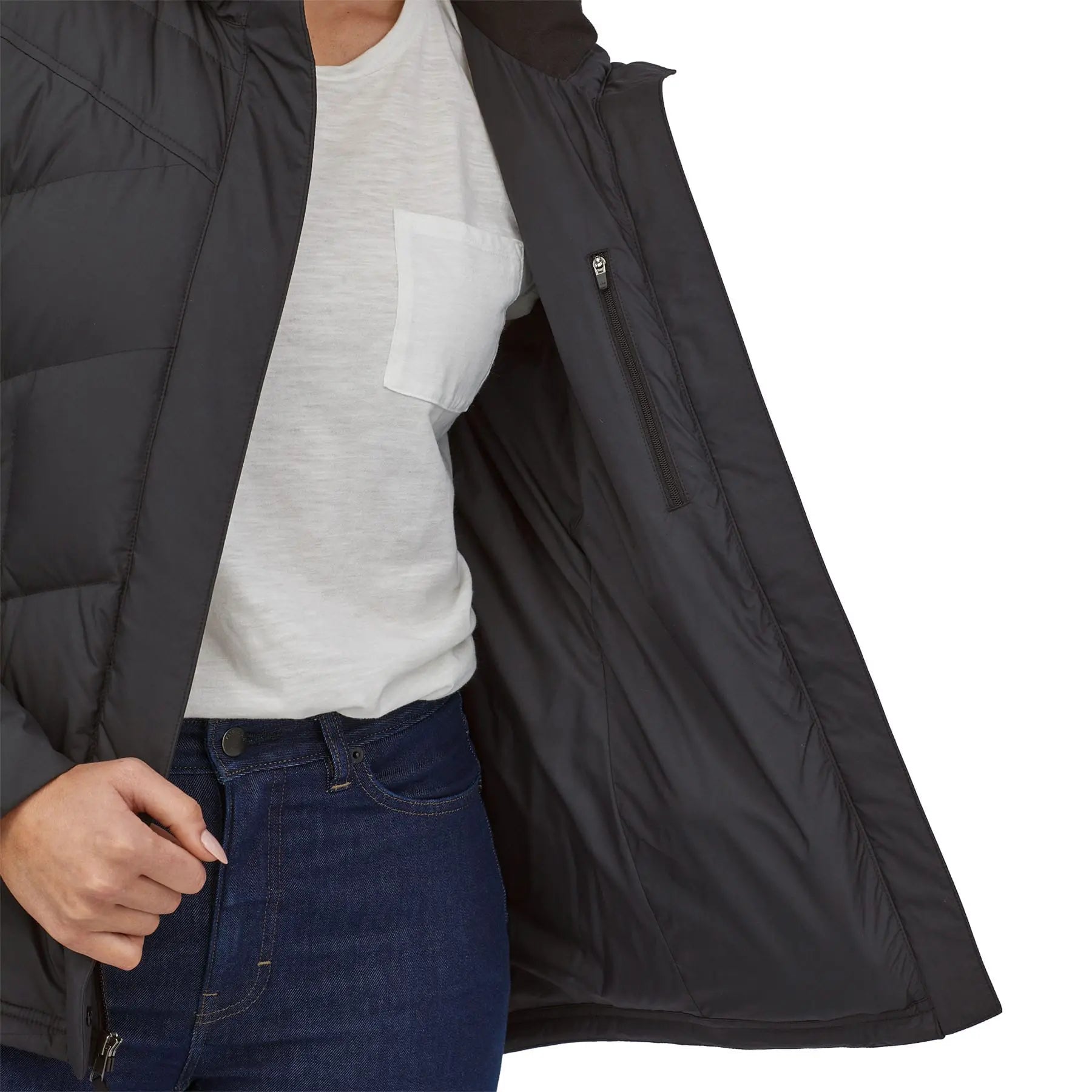 Women's Down With It Jacket in Black | Patagonia Bend