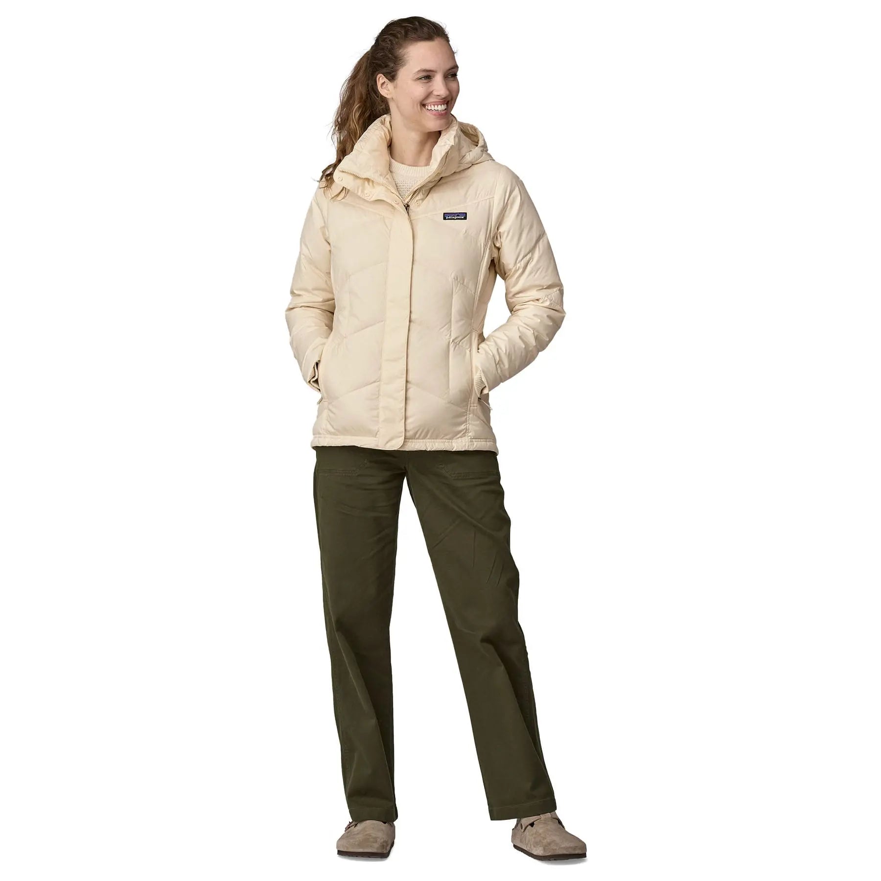 Women's Down With It Jacket in Natural | Patagonia Bend