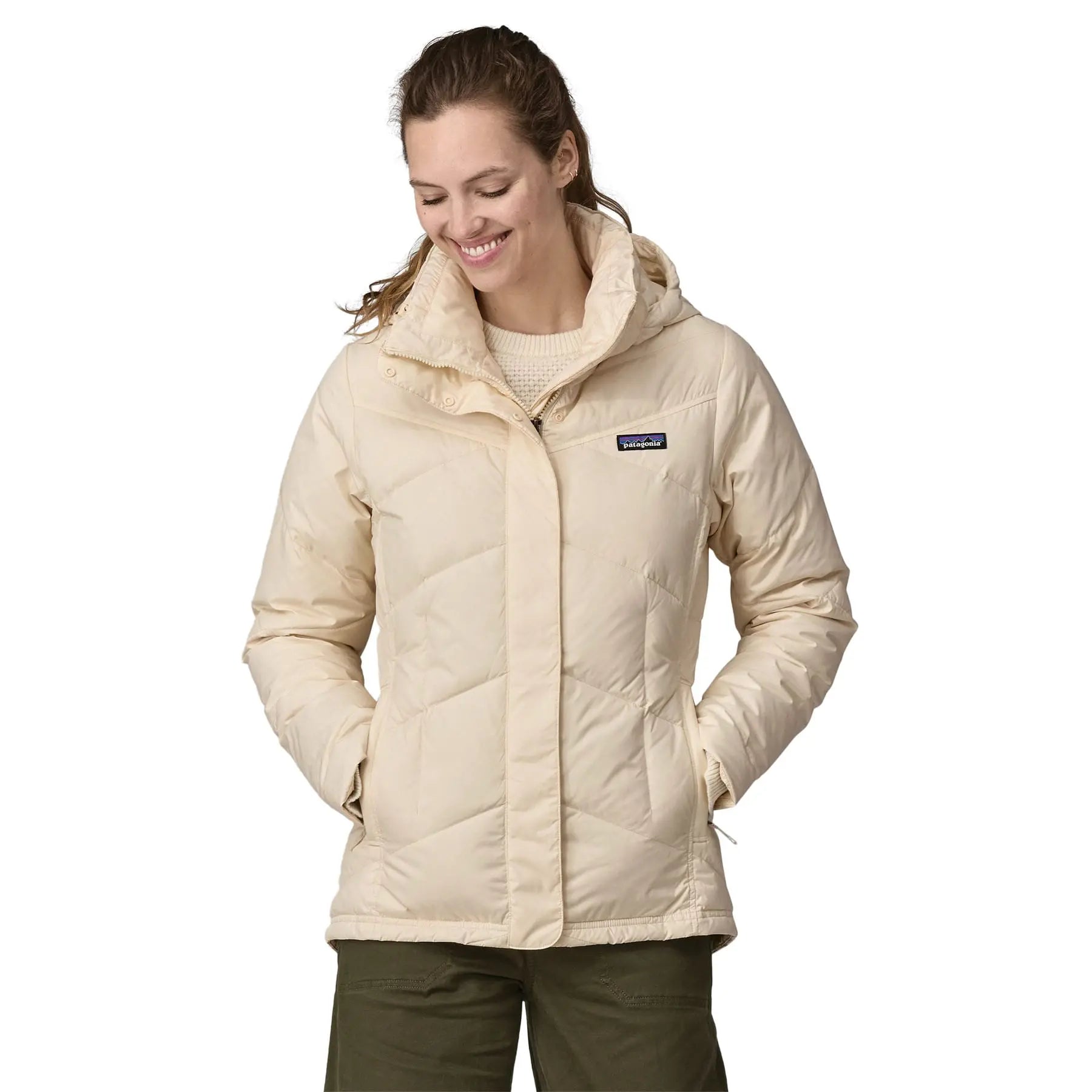 Women's Down With It Jacket in Natural | Patagonia Bend