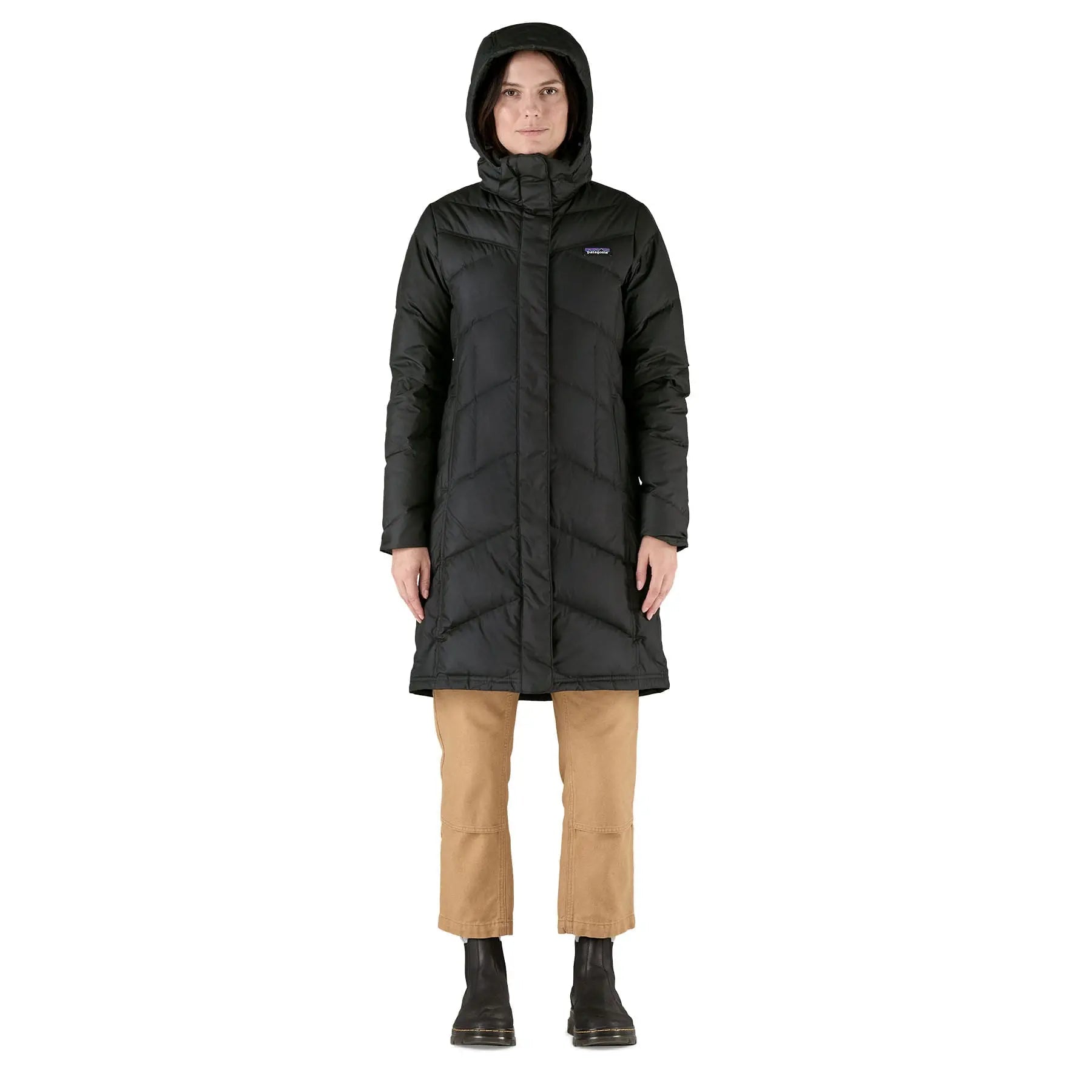 Women's Down With It Parka in Black | Patagonia Bend