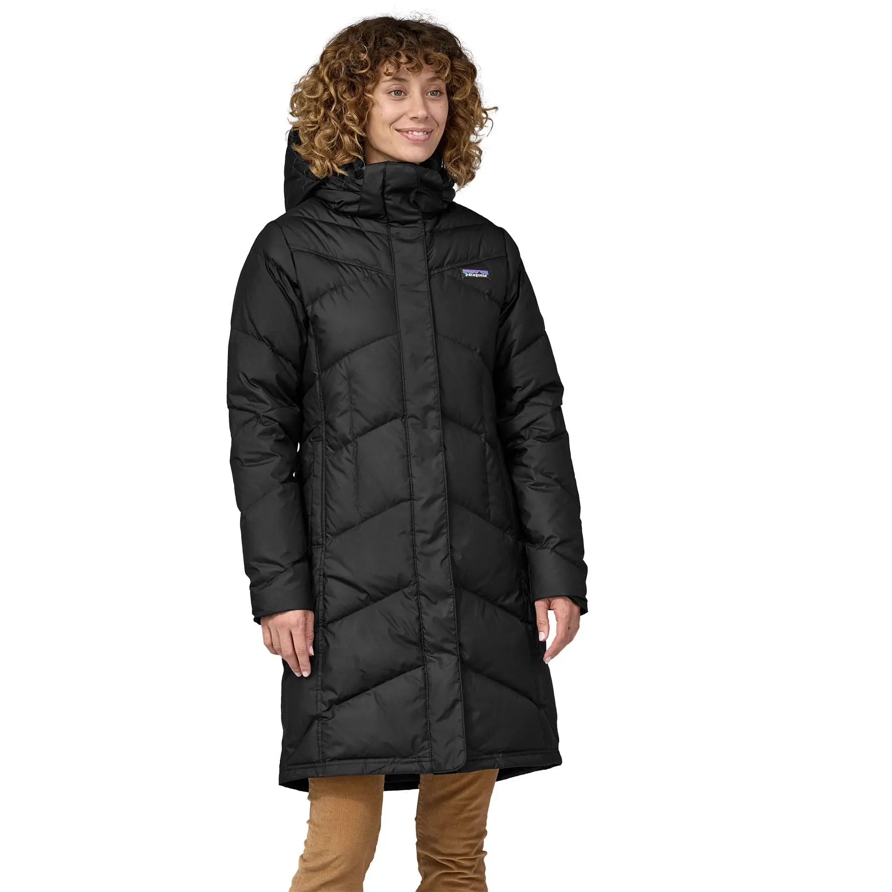 Women's Down With It Parka in Black | Patagonia Bend