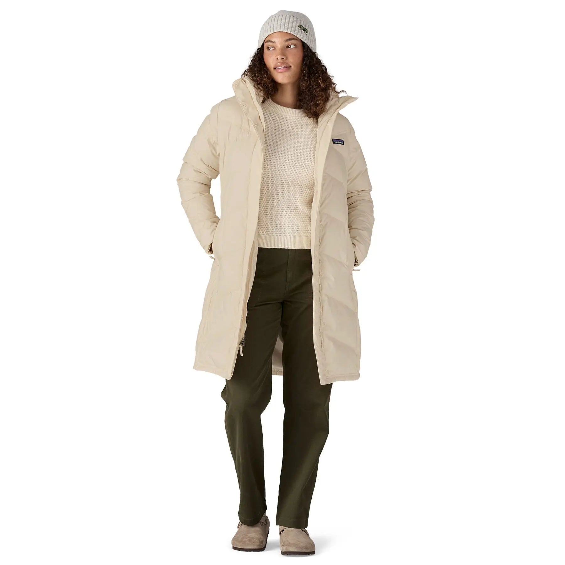 Women's Down With It Parka in Natural | Patagonia Bend