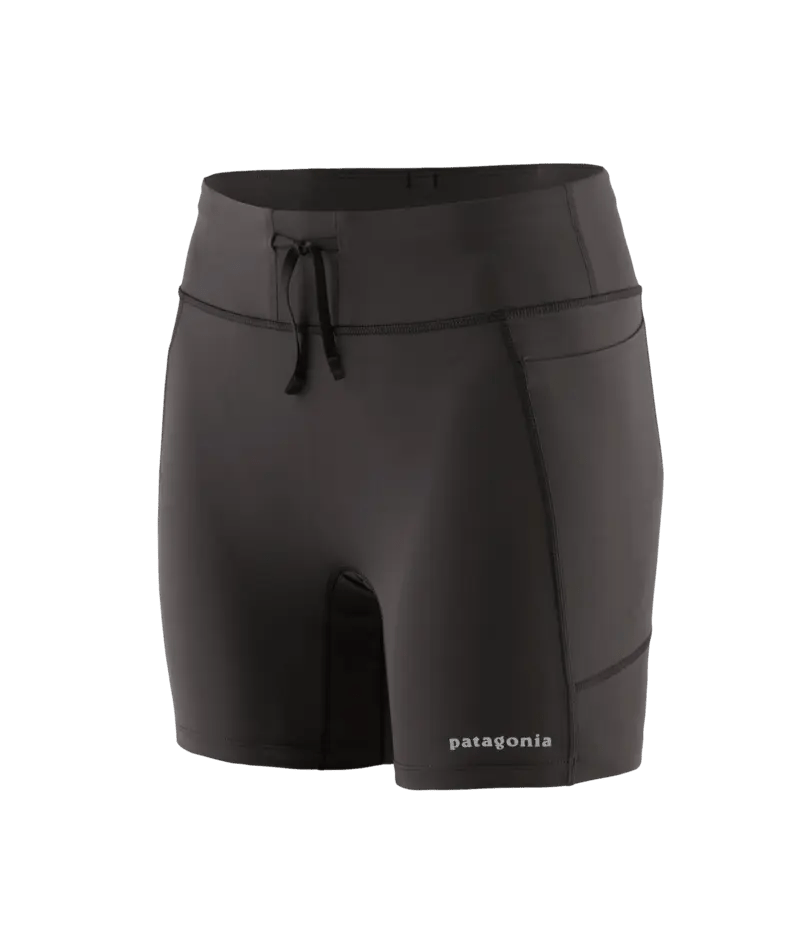 Women's Endless Run Shorts - 6 in. in Black | Patagonia Bend