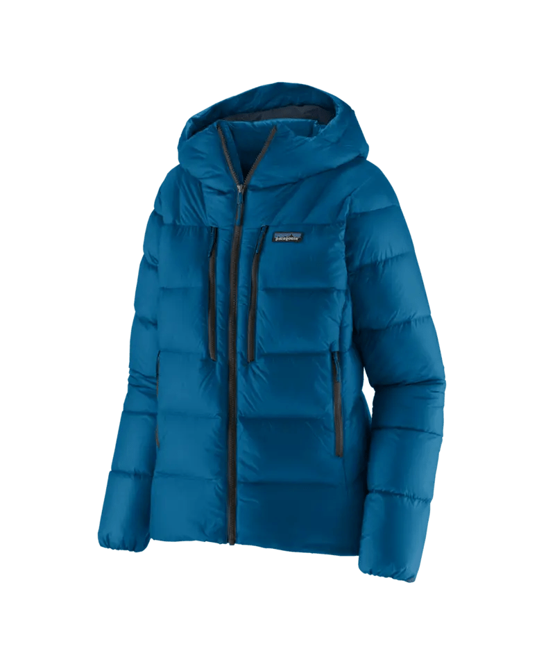 Women's Fitz Roy Down Hoody in Endless Blue | Patagonia Bend