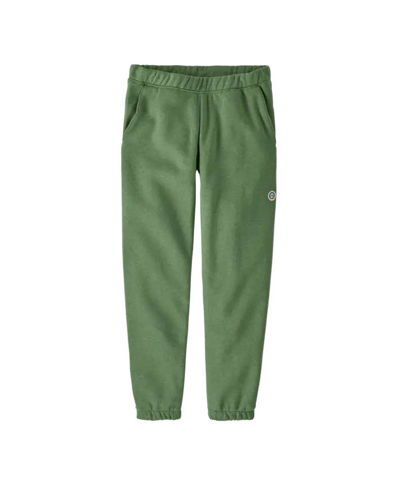 Women's Fitz Roy Icon Uprisal Sweatpants in Terrain Green | Patagonia Bend