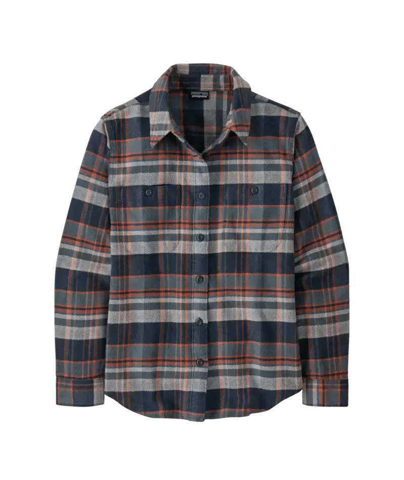 Women's Fjord Flannel Shirt in Adventurer: Smolder Blue | Patagonia Bend