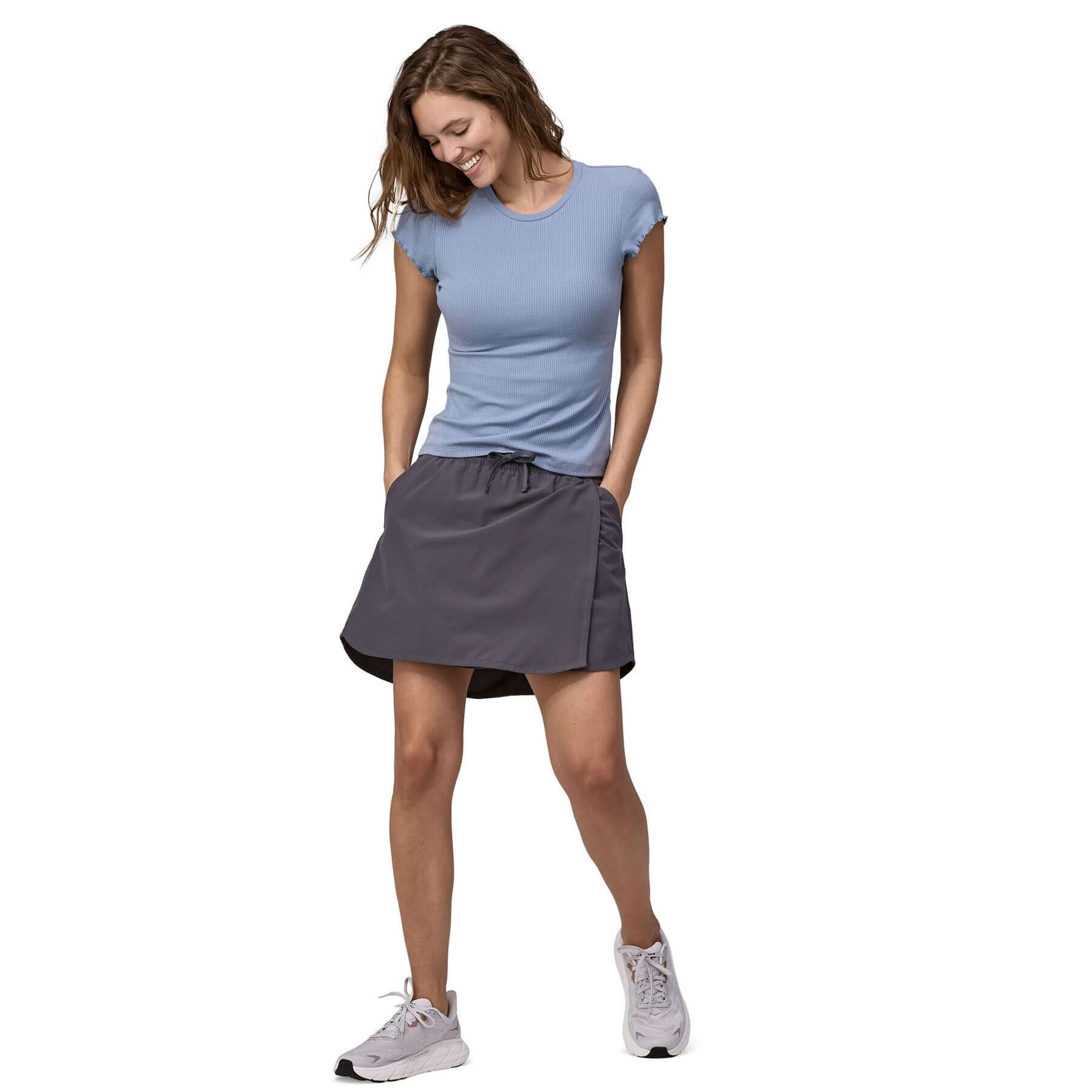 Women's Fleetwith Skort in Smolder Blue | Patagonia Bend