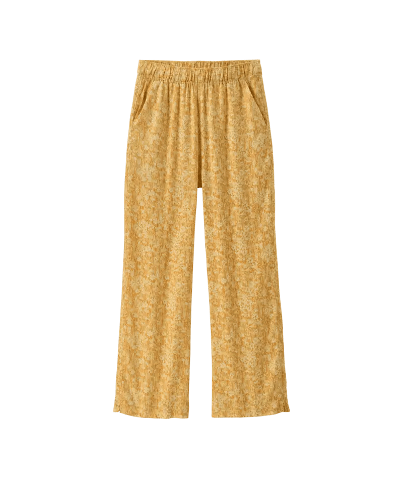 Women's Garden Island Pants in Wildflower Pastel: Beeswax Tan | Patagonia Bend