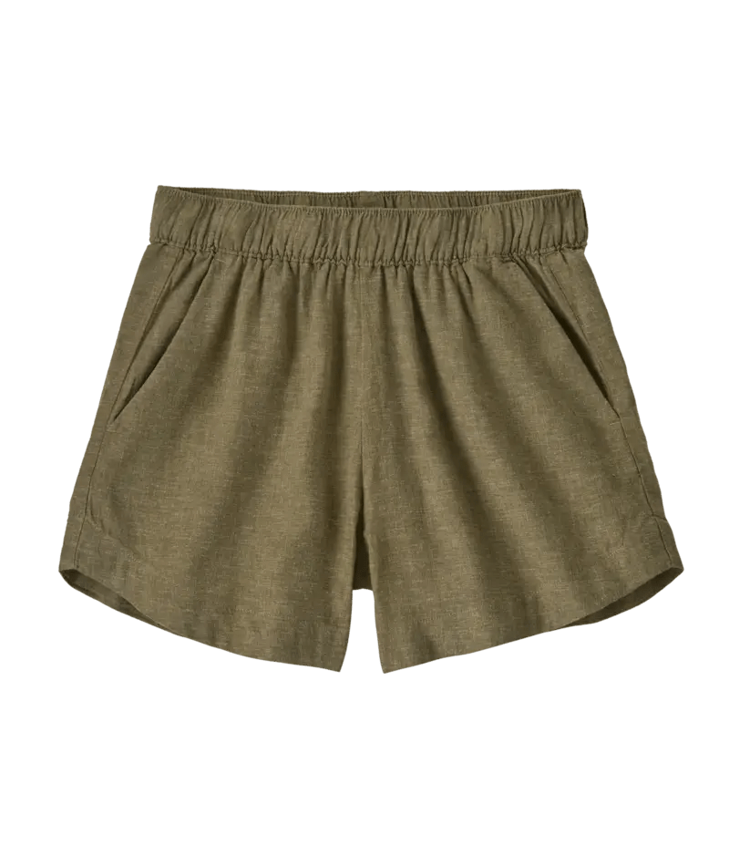 Women's Garden Island Shorts in Whole Weave: River Rock Green | Patagonia Bend