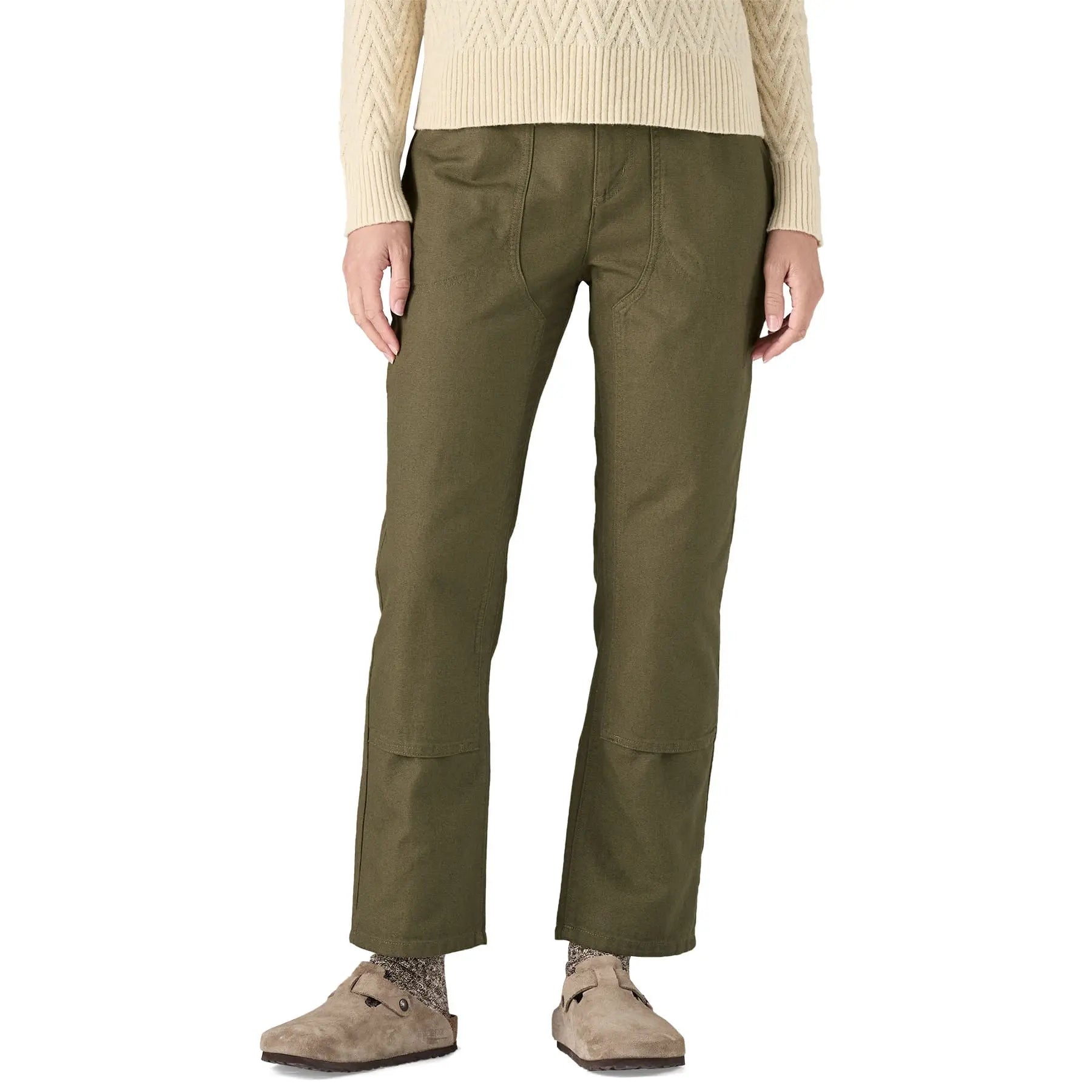 Women's Heritage Stand Up® Pants in Basin Green | Patagonia Bend