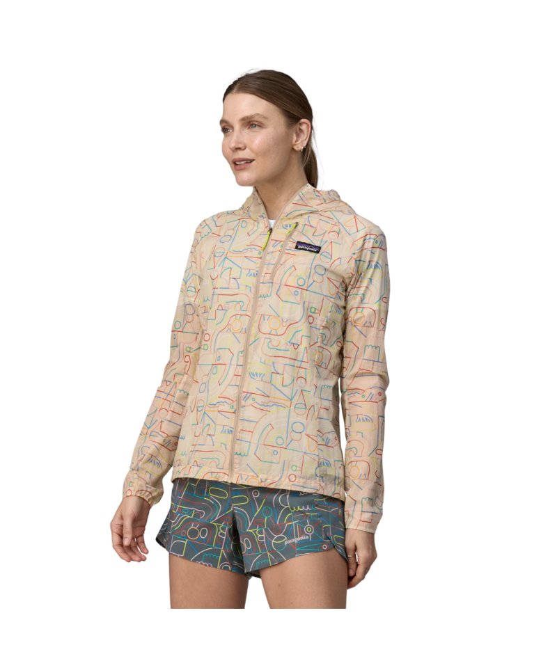 Women's Houdini Jacket in Lose Yourself Outline: Pumice | Patagonia Bend
