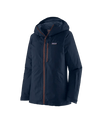 Women's Insulated Powder Town Jacket in Smolder Blue w/Dulse Mauve | Patagonia Bend