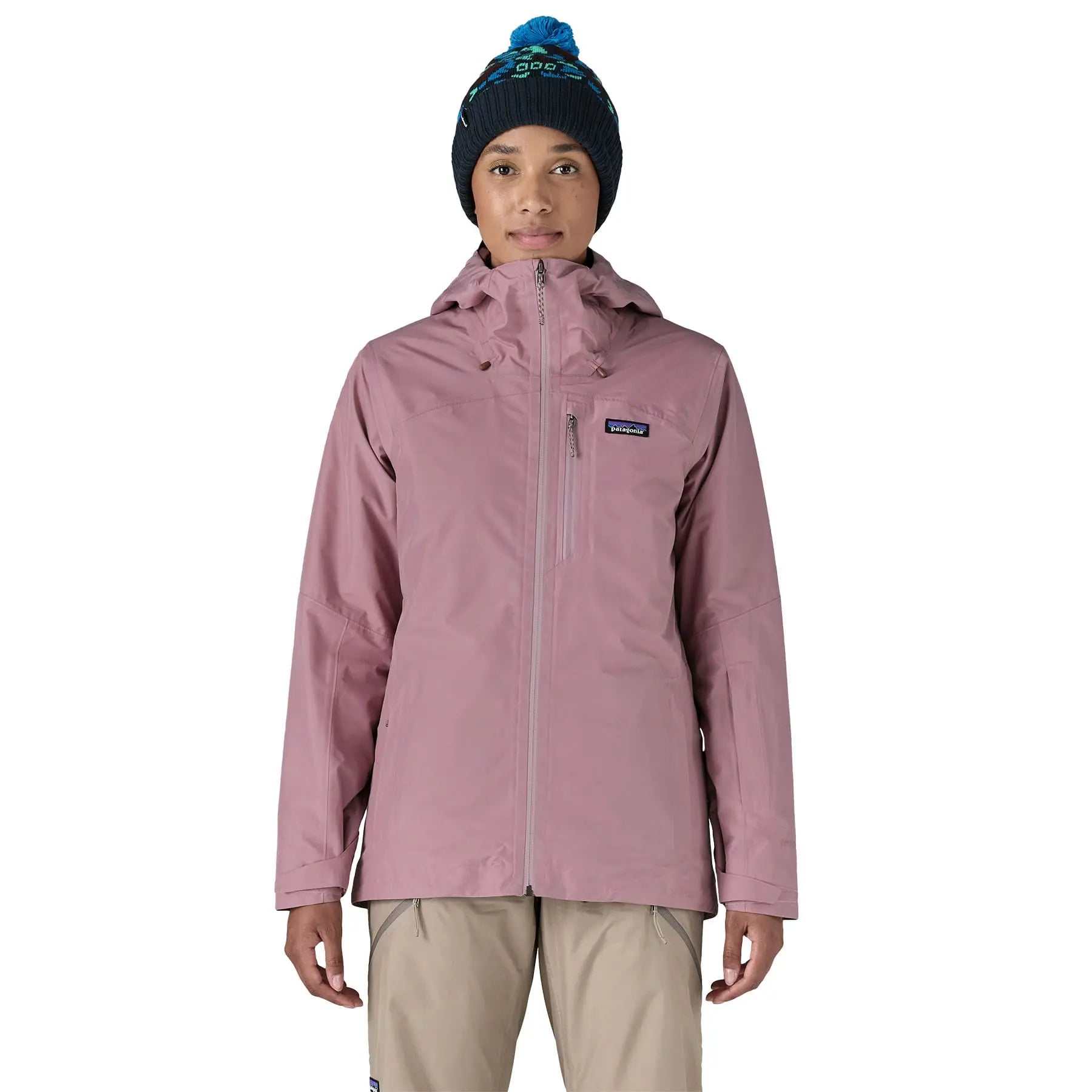 Women's Insulated Powder Town Jacket in Stormy Mauve | Patagonia Bend