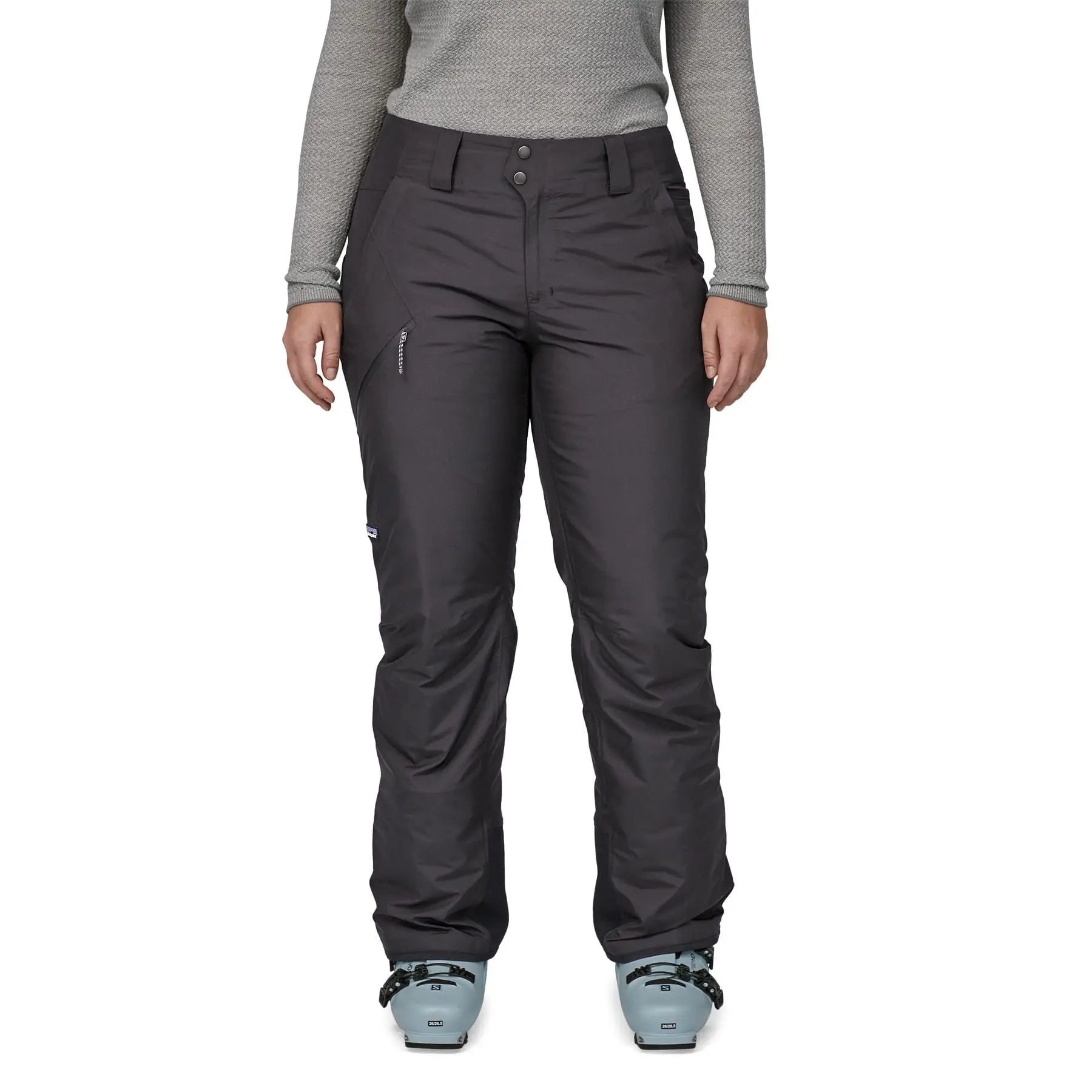 Women's Insulated Powder Town Pants - Regular in Black | Patagonia Bend