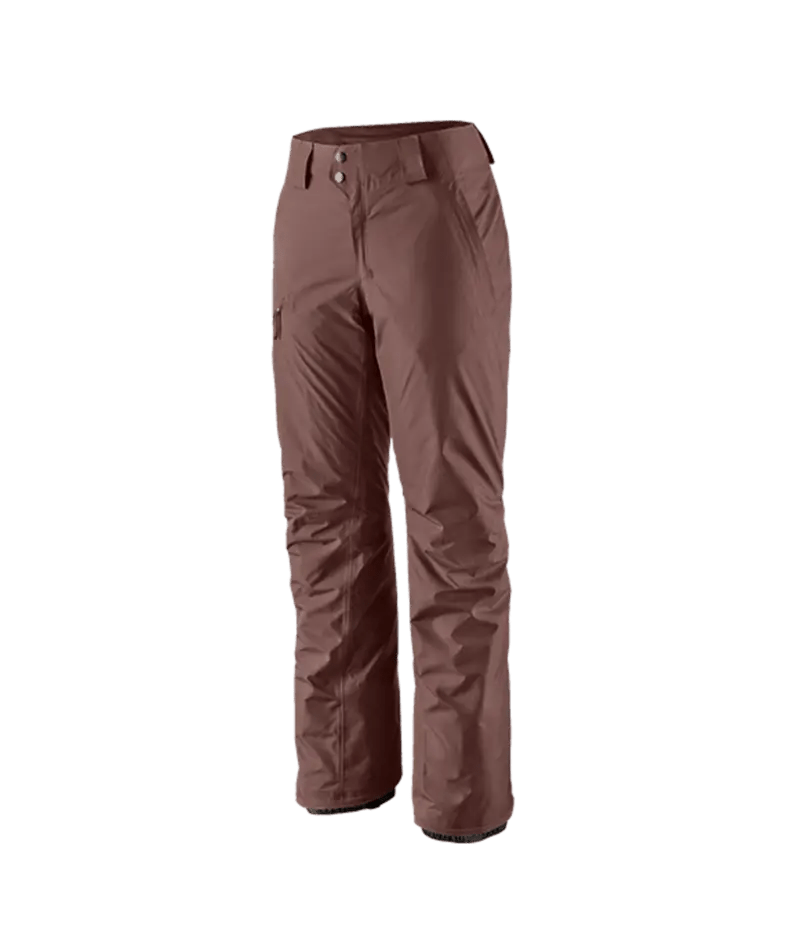 Women's Insulated Powder Town Pants - Regular in Dulse Mauve | Patagonia Bend