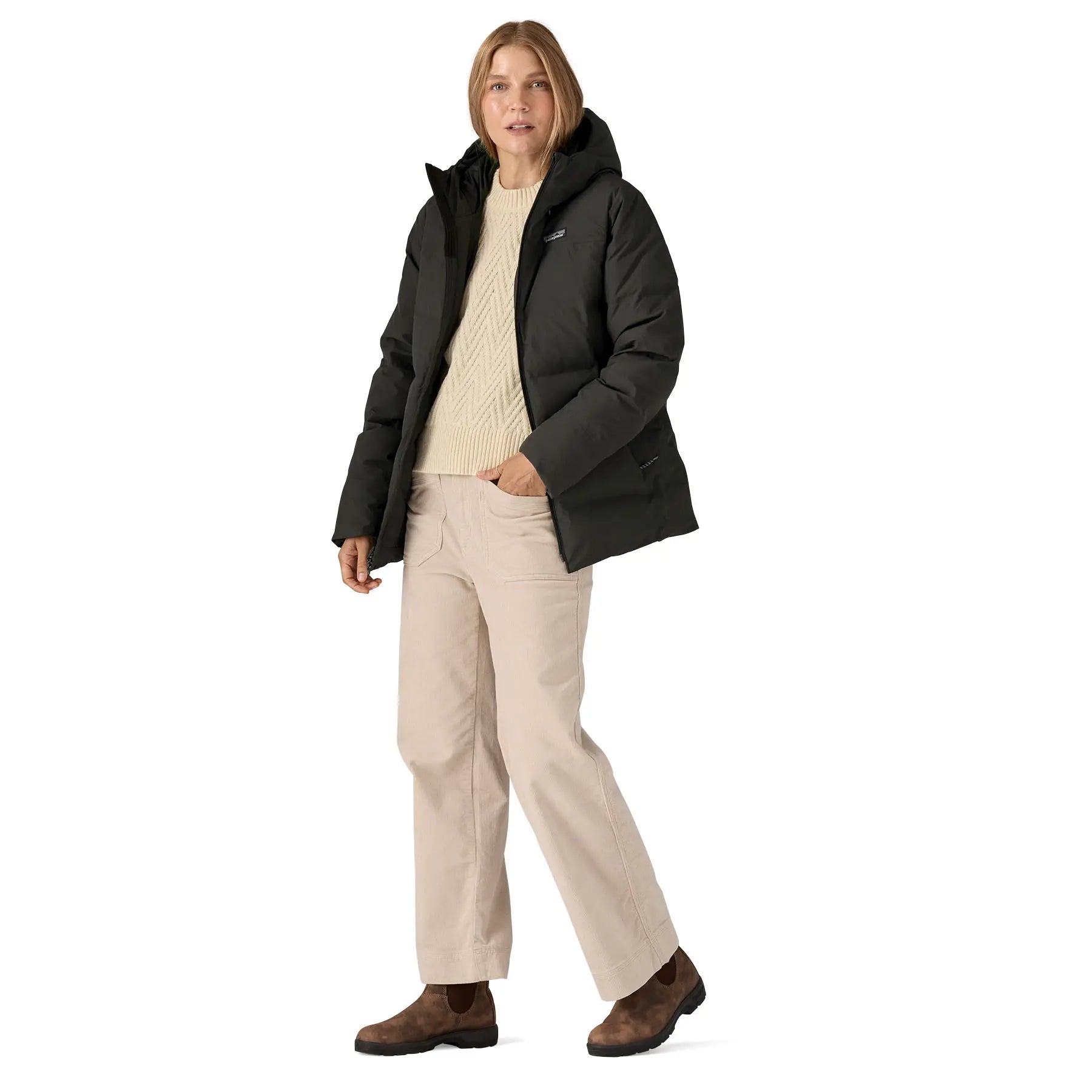 Women's Jackson Glacier Jacket in Black | Patagonia Bend