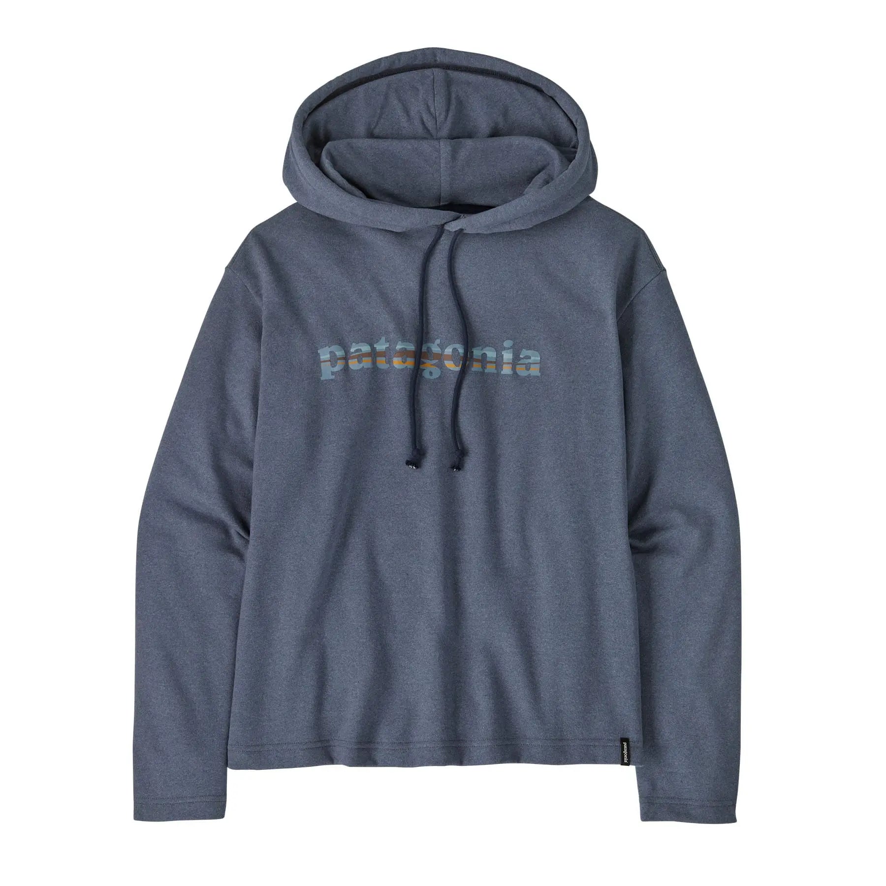 Women's Lightweight '73 Text Logo Wildrise Hoody in New Navy | Patagonia Bend