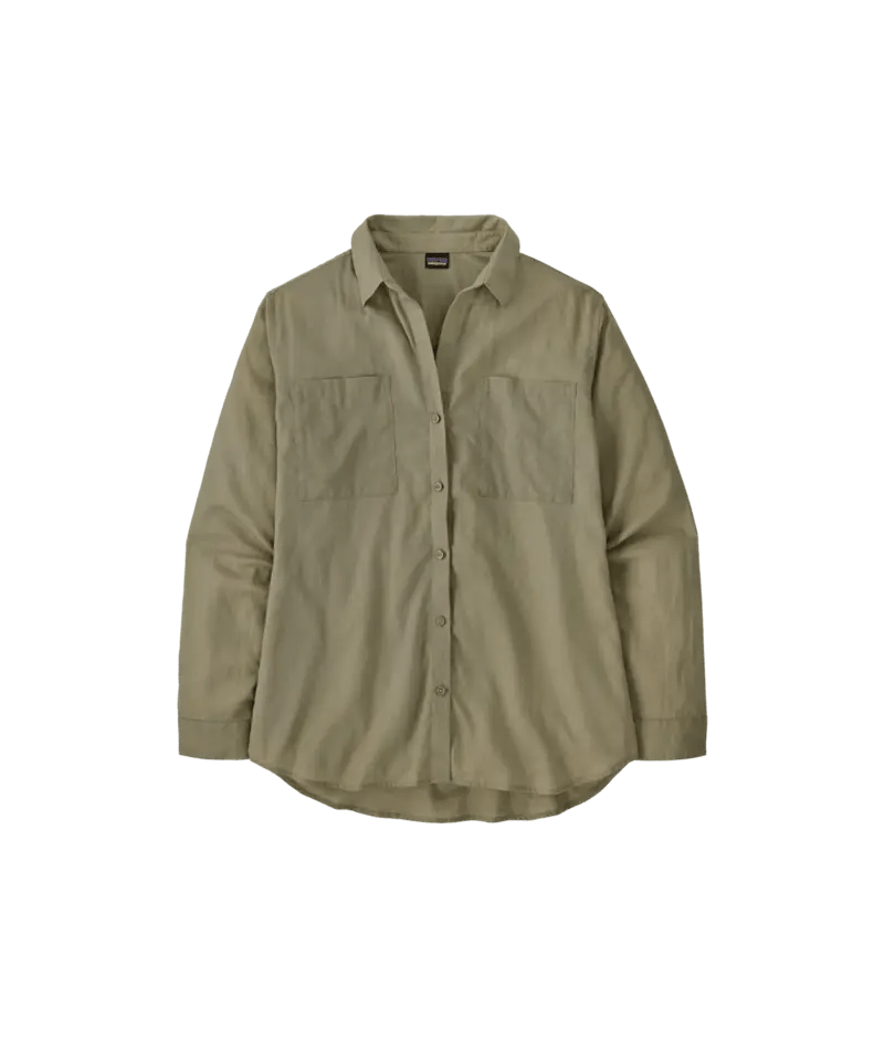 Women's Lightweight A/C Buttondown in River Rock Green | Patagonia Bend