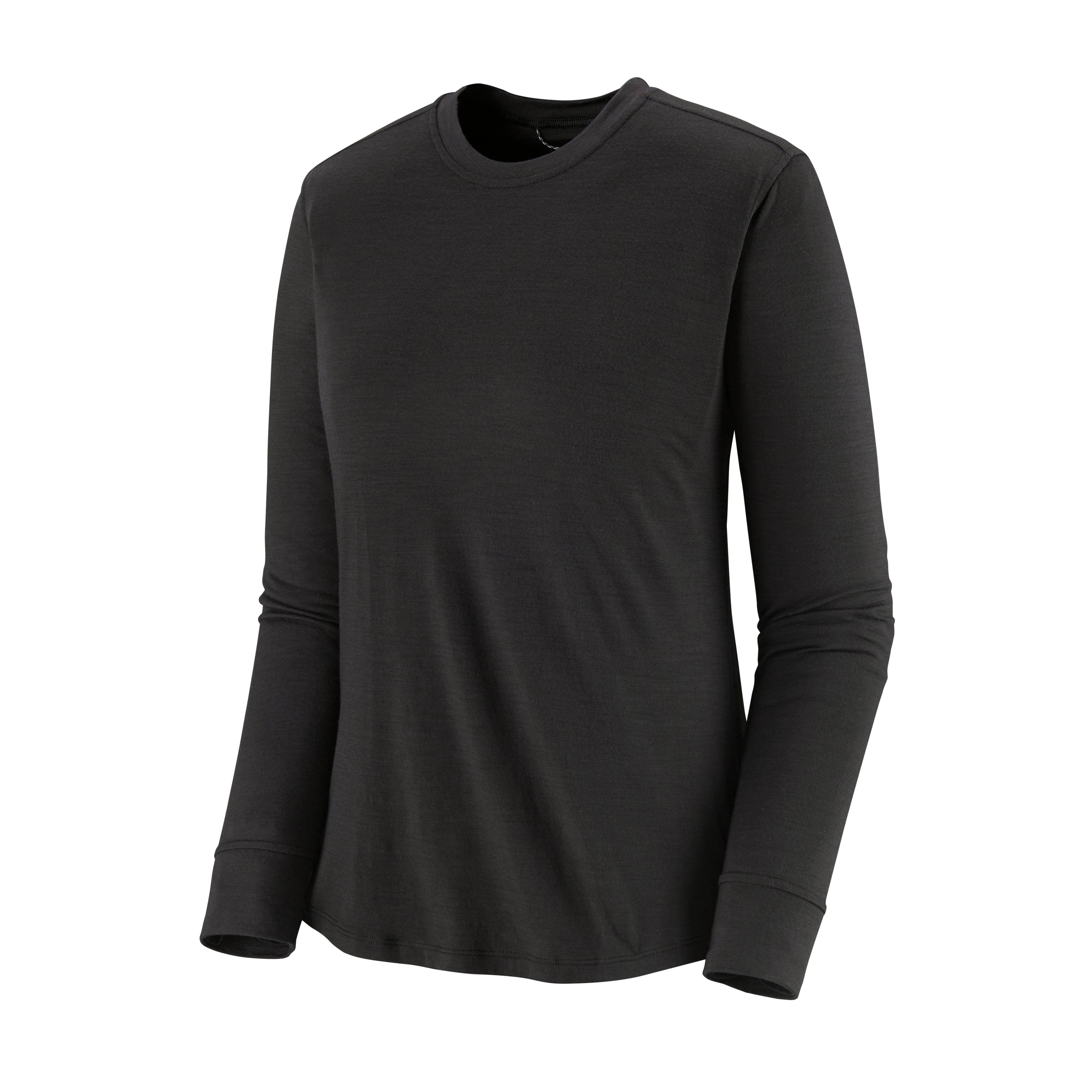 Women's Long - Sleeved Capilene® Cool Merino Shirt in Black | Patagonia Bend