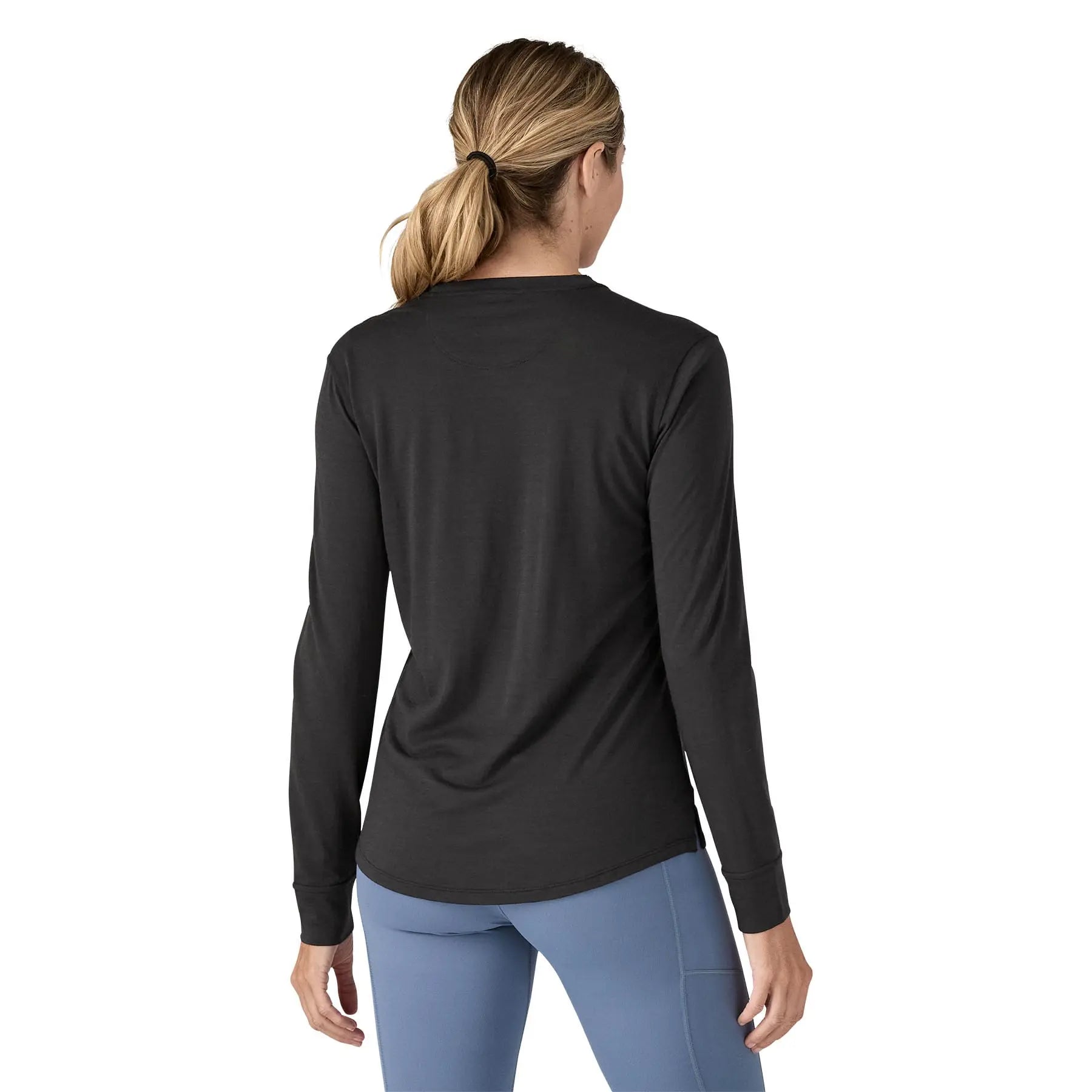 Women's Long - Sleeved Capilene® Cool Merino Shirt in Black | Patagonia Bend