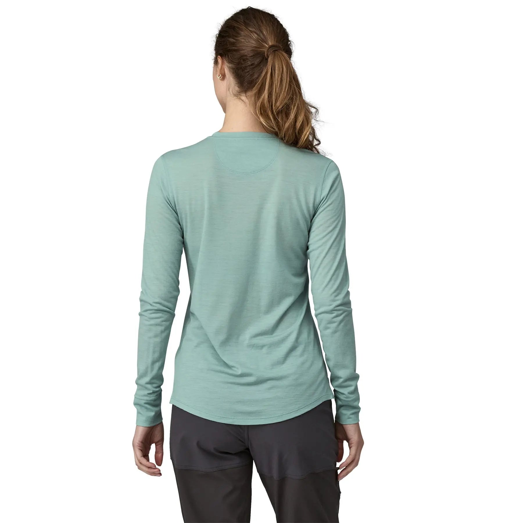 Women's Long - Sleeved Capilene® Cool Merino Shirt in Thermal Blue | Patagonia Bend