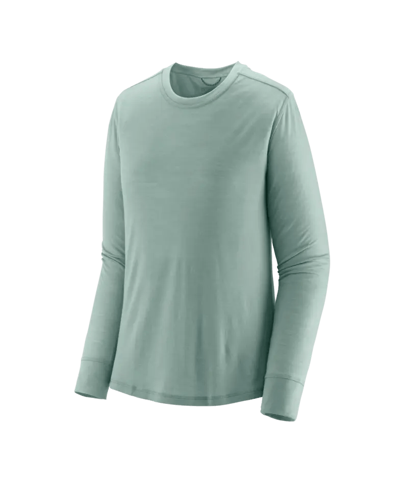 Women's Long - Sleeved Capilene® Cool Merino Shirt in Thermal Blue | Patagonia Bend