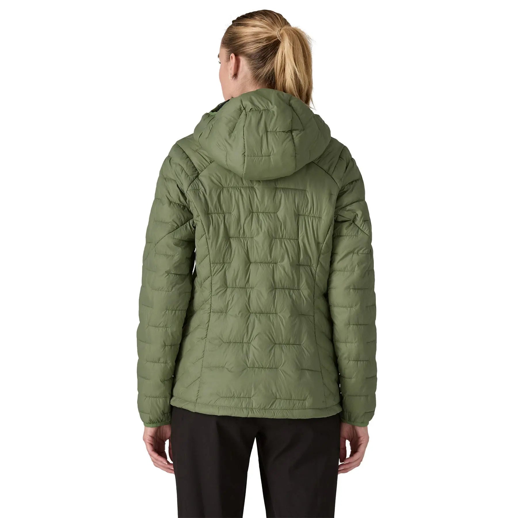 Women's Macro Puff® Hoody in Terrain Green | Patagonia Bend