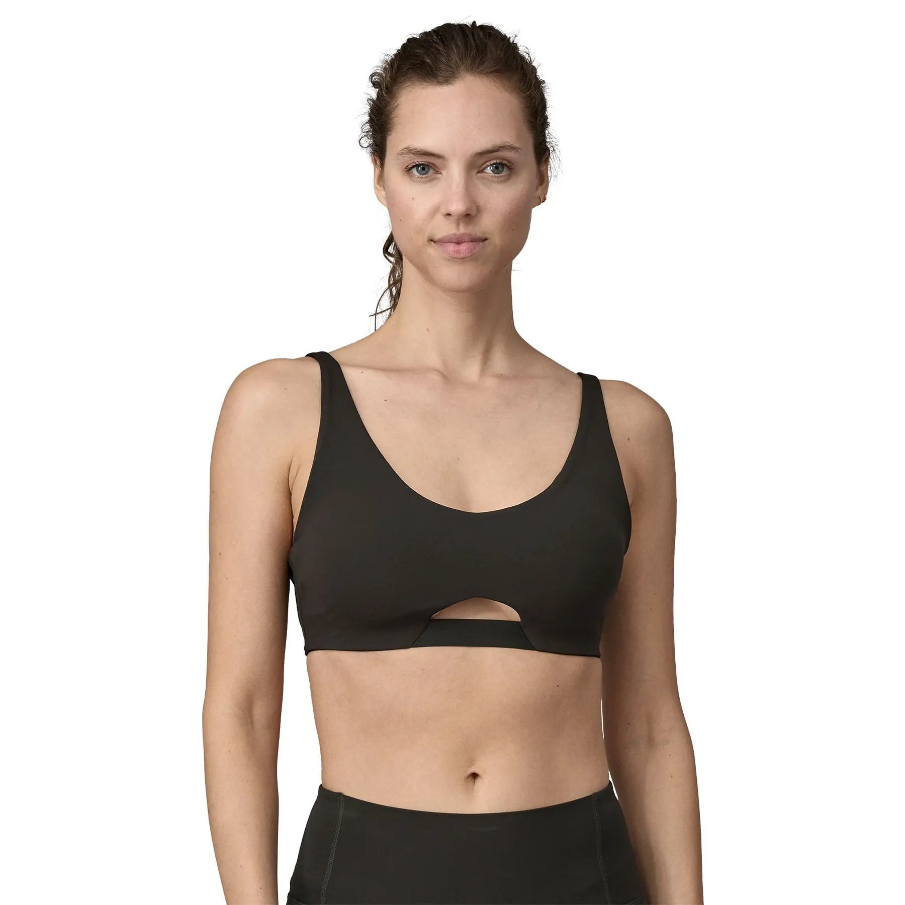 Women's Maipo Low - Impact Adjustable Bra in Black | Patagonia Bend