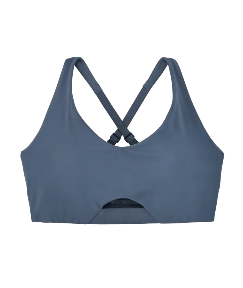 Women's Maipo Low - Impact Adjustable Bra in Utility Blue | Patagonia Bend