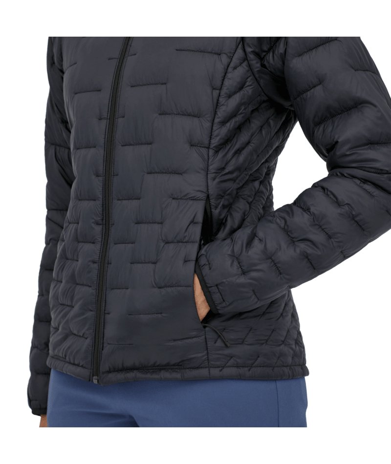 Patagonia Women's Black Micropuff Jacket Puffer packable Winter top Ski