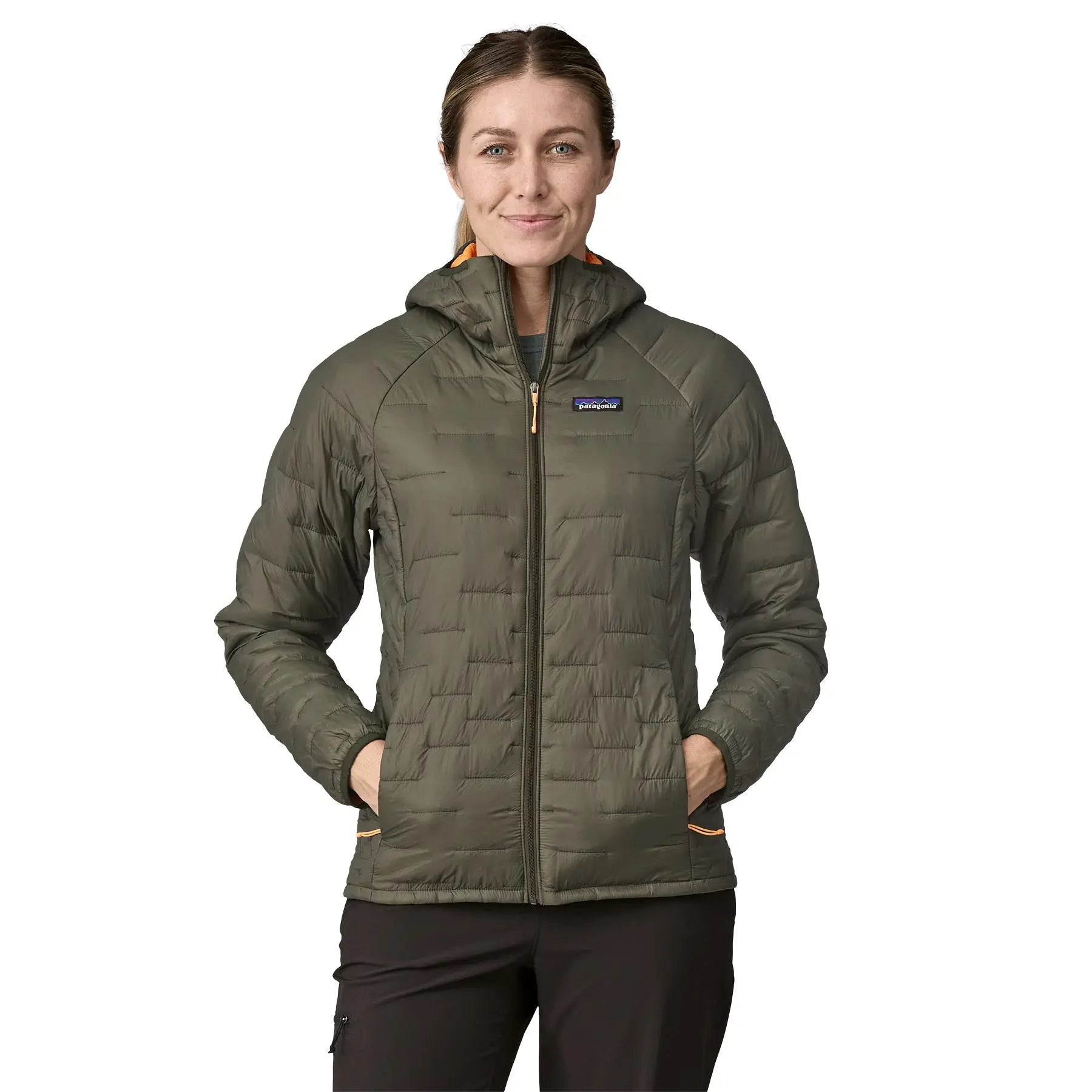 Women's Micro Puff® Hoody in Pine Needle Green | Patagonia Bend