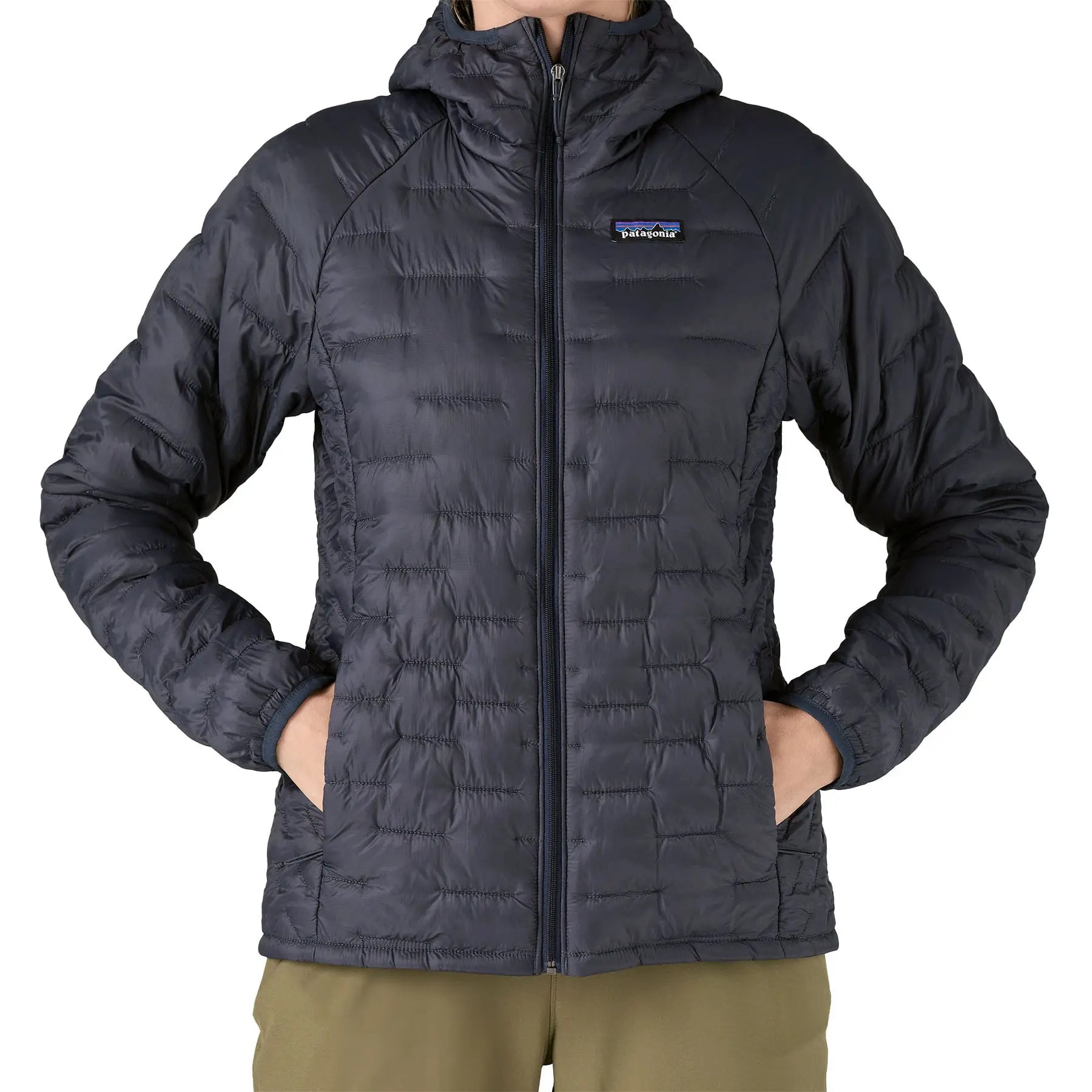 Women's Micro Puff Hoody in Smolder Blue | Patagonia Bend