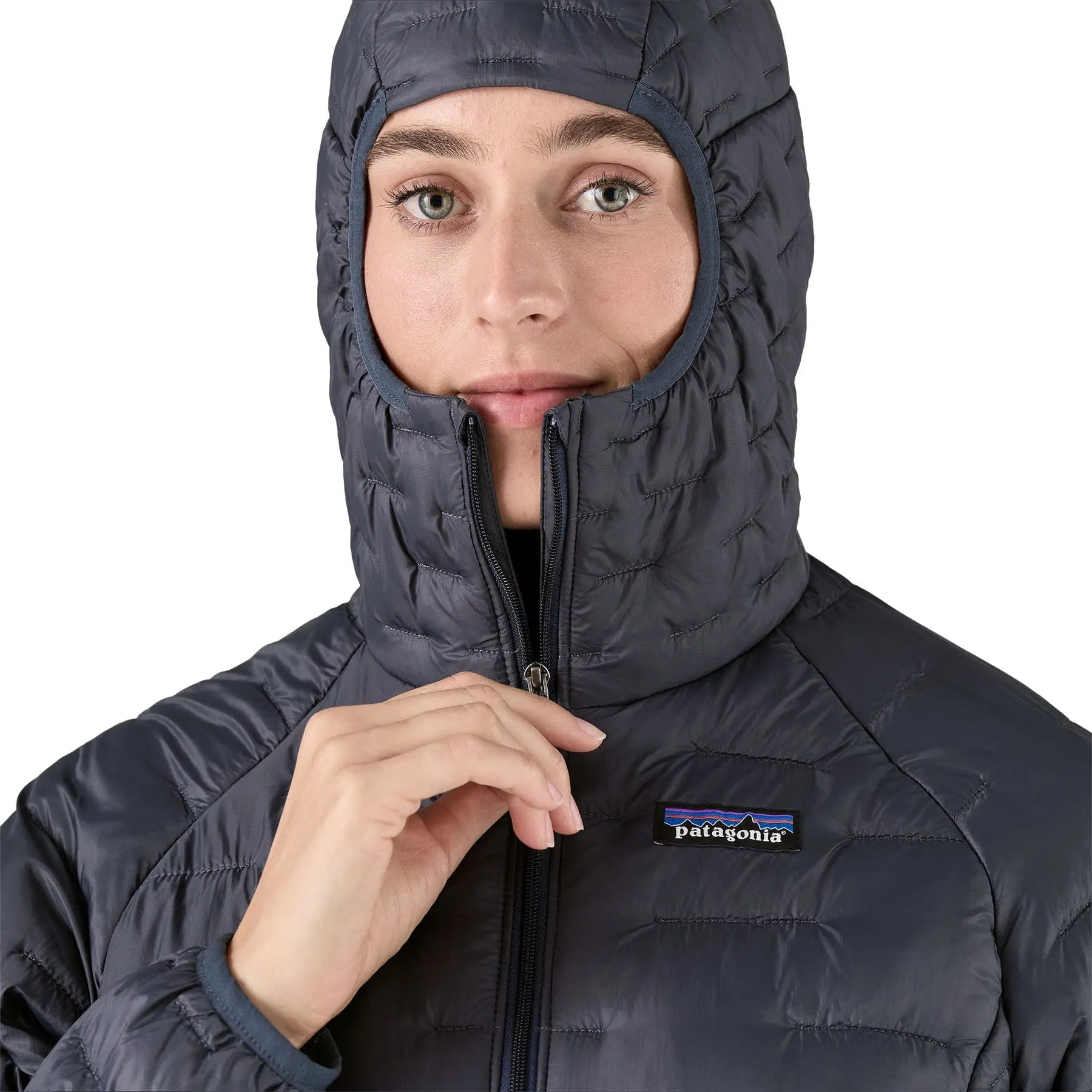 Women's Micro Puff Hoody in Smolder Blue | Patagonia Bend