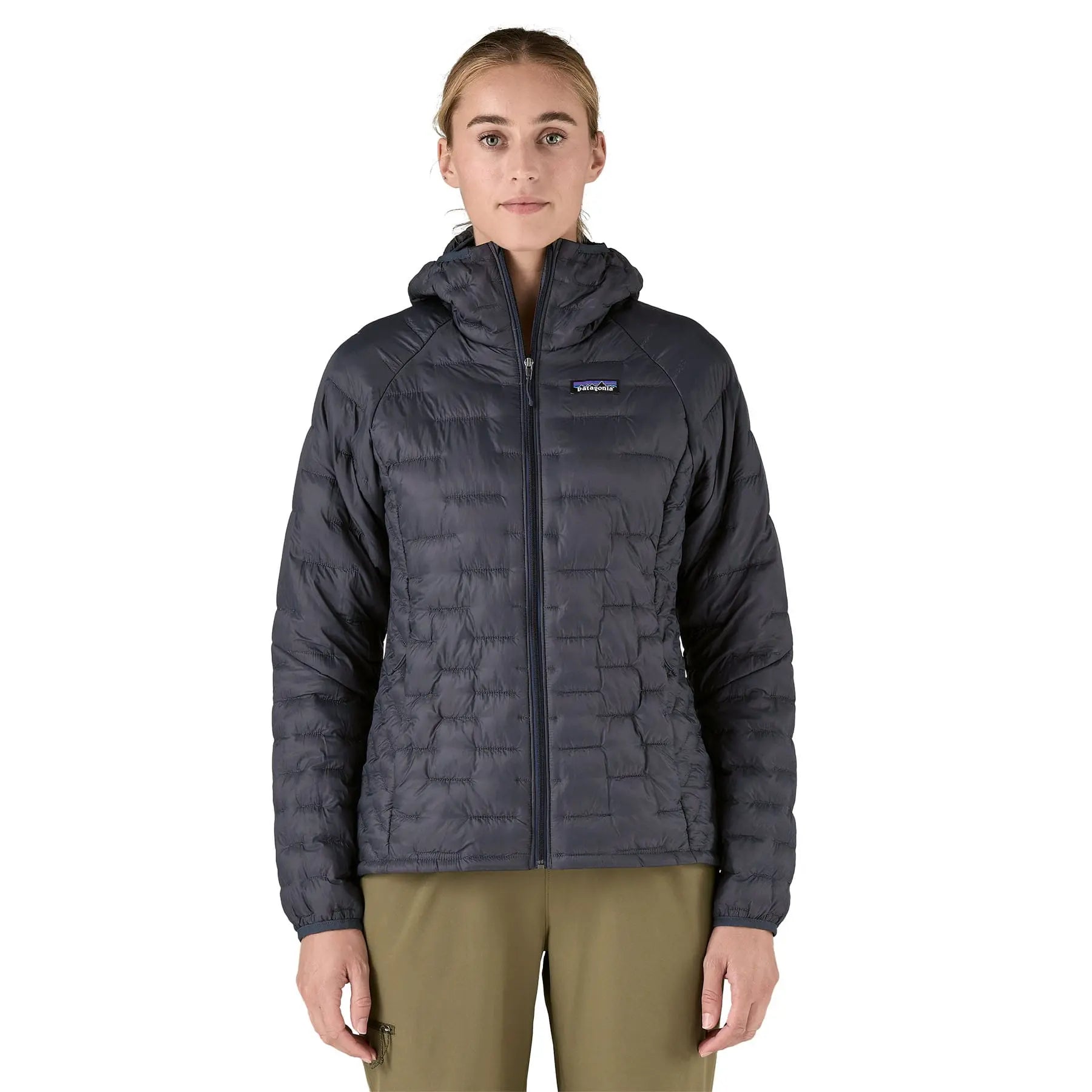 Women's Micro Puff Hoody in Smolder Blue | Patagonia Bend