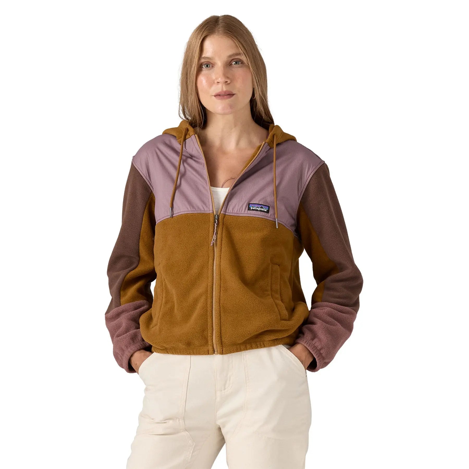 Women's Microdini Hoody in Shelter Brown | Patagonia Bend