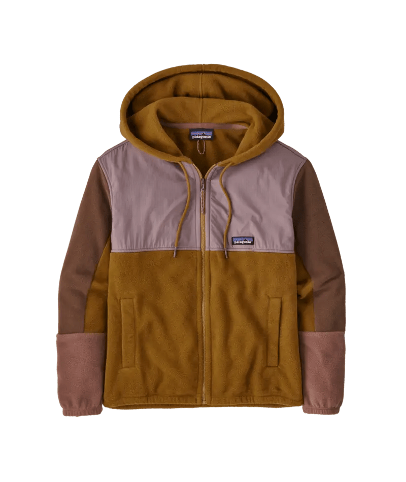 Women's Microdini Hoody in Shelter Brown | Patagonia Bend