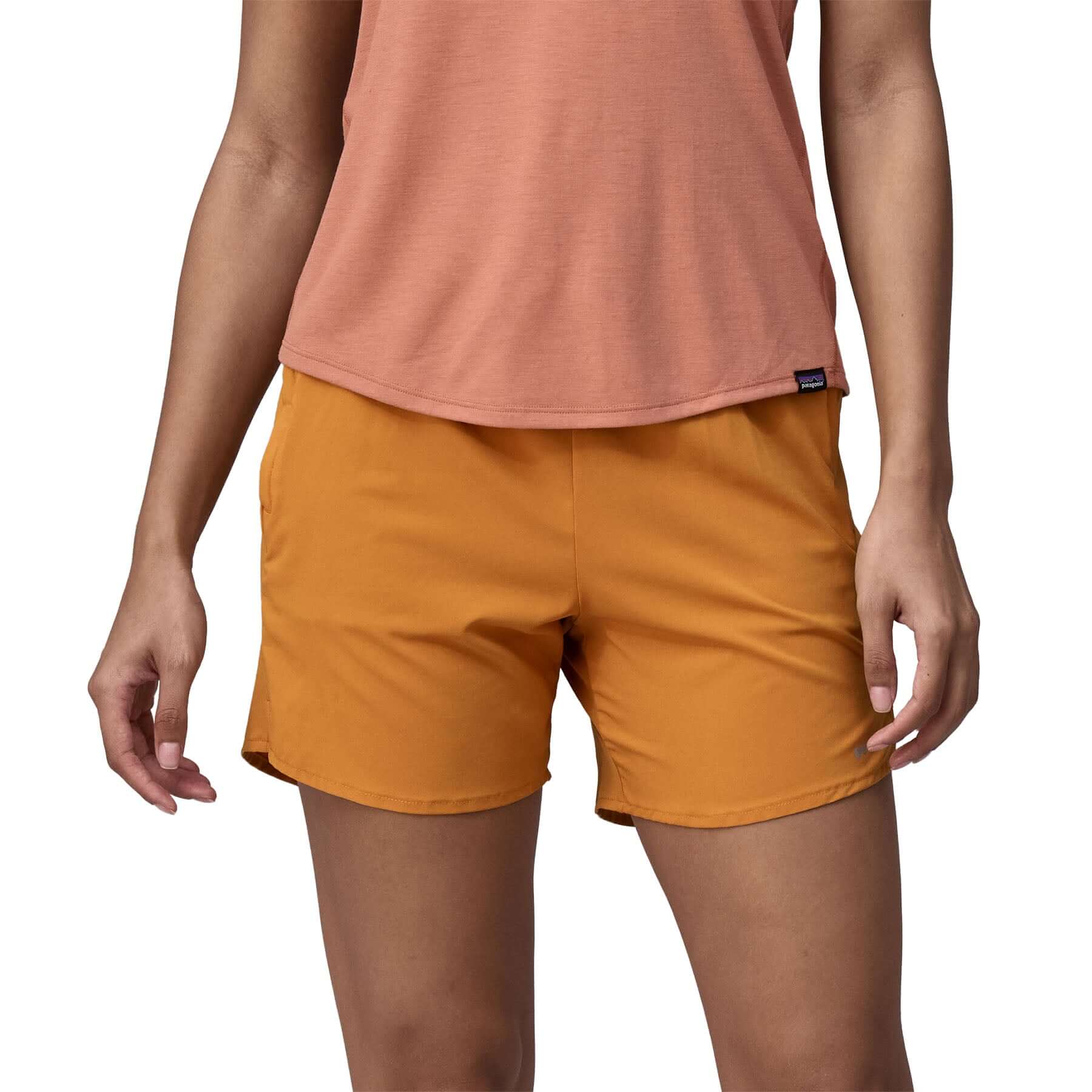 Women's Multi Trails Shorts - 5 1/2 in. in Golden Caramel | Patagonia Bend
