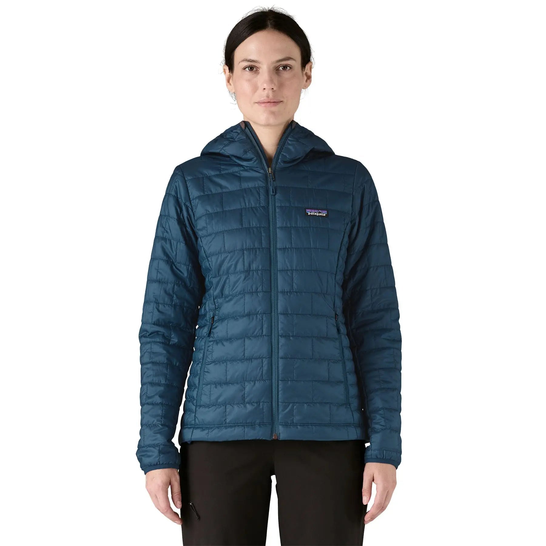 Women's Nano Puff® Hoody in Lagom Blue | Patagonia Bend