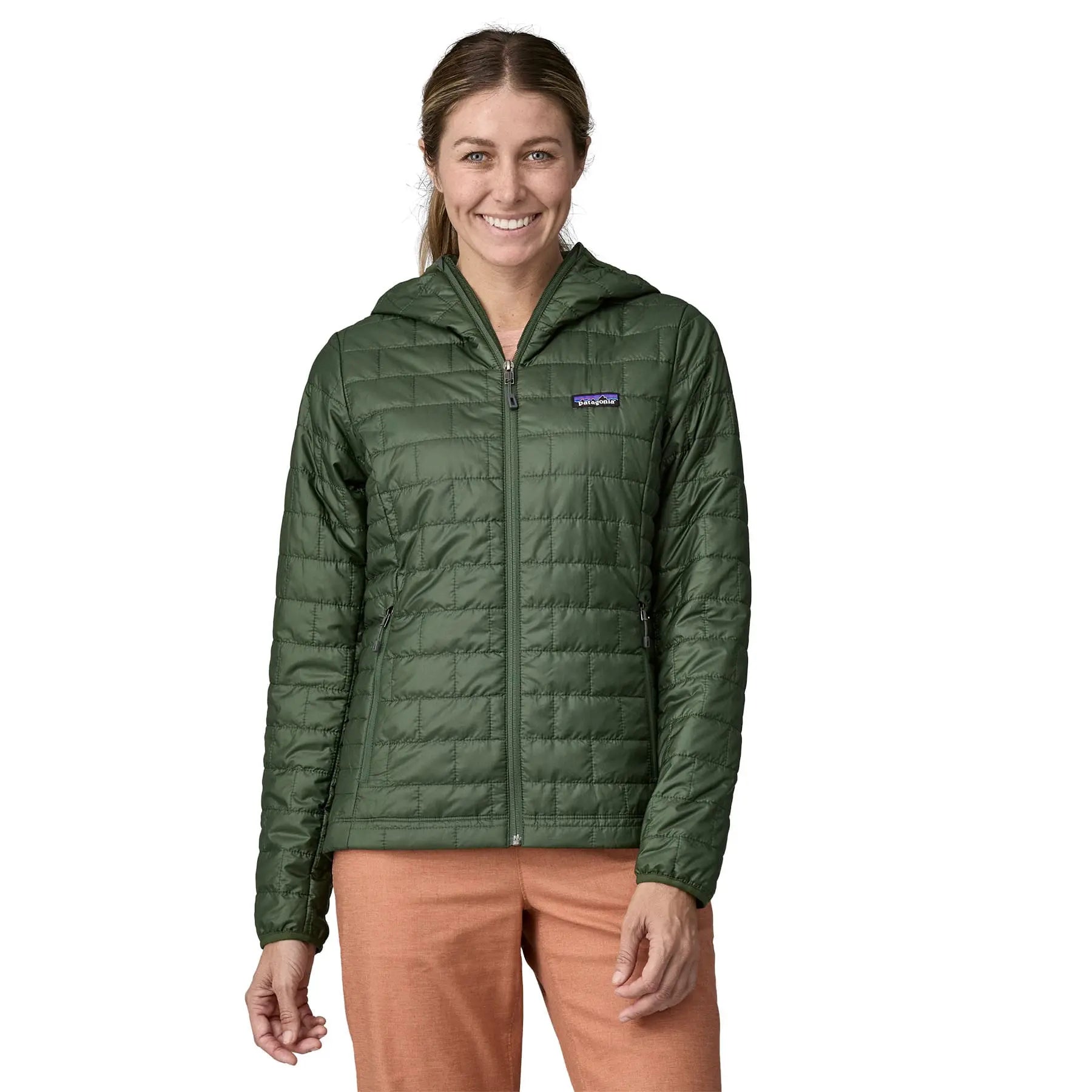 Women's Nano Puff® Hoody in Torrey Pine Green | Patagonia Bend