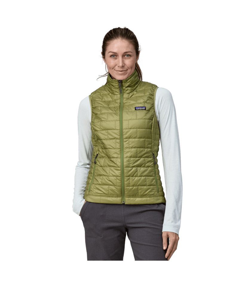 Women's Nano Puff Vest in Buckhorn Green | Patagonia Bend