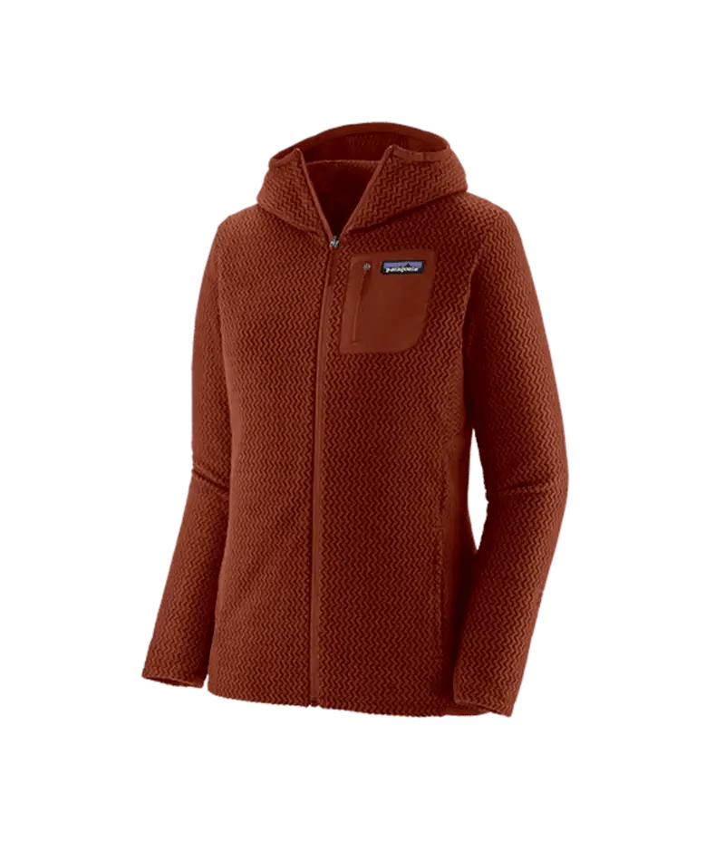 Women's R1 Air Full - Zip Hoody in Burnished Red | Patagonia Bend