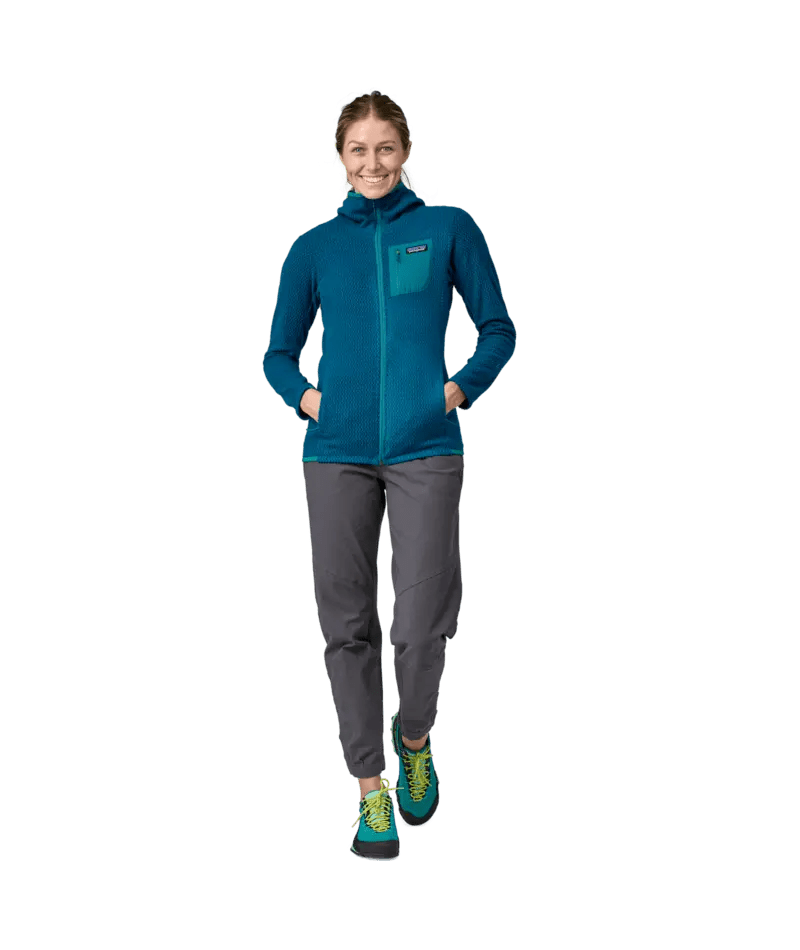 Women's R1 Air Full - Zip Hoody in Lagom Blue | Patagonia Bend