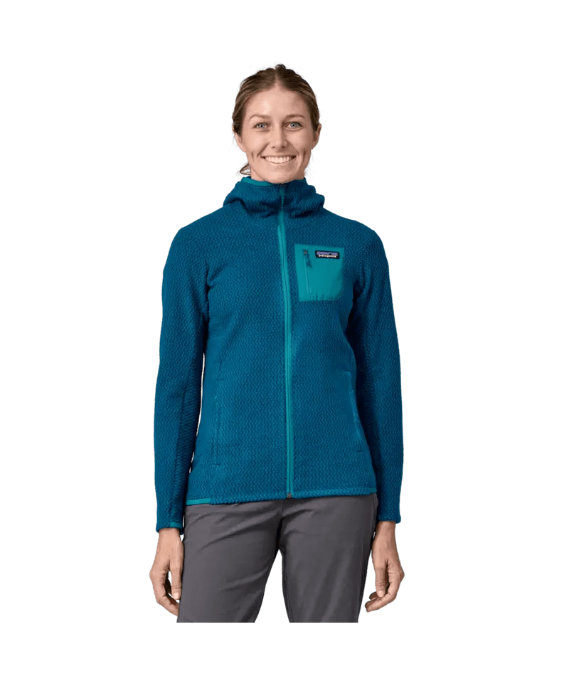 Women's R1 Air Full - Zip Hoody in Lagom Blue | Patagonia Bend