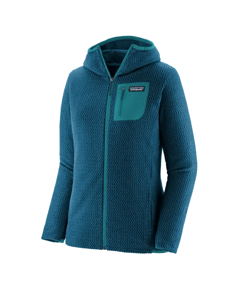 Women's R1 Air Full - Zip Hoody in Lagom Blue | Patagonia Bend