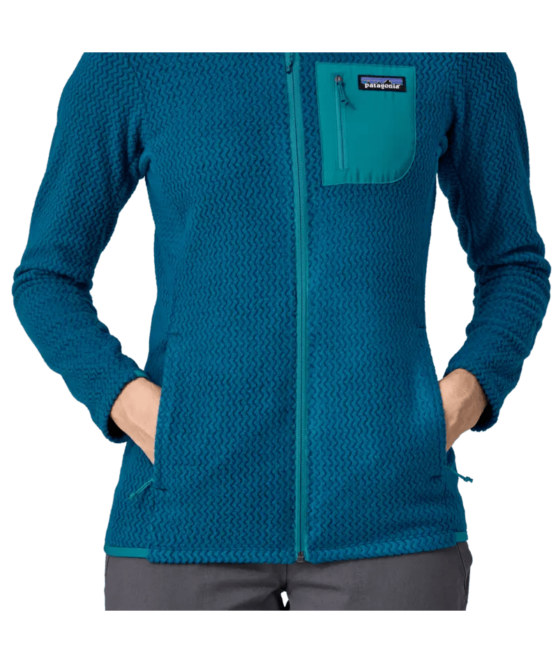 Women's R1 Air Full - Zip Hoody in Lagom Blue | Patagonia Bend