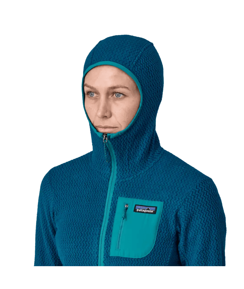 Women's R1 Air Full - Zip Hoody in Lagom Blue | Patagonia Bend